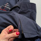 Vintage 90s Burberry Harrington Navy Cotton Windbreaker Spring Men's Jacket (XL)