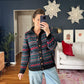 Vintage 90s Susan Bristol Heavy Wool knit Cardigan Sweater (S/M)