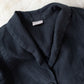 J.Jill Black Linen Summer Blazer Jacket
