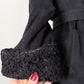 Vintage 80s Lorovi Black Wool Cloak Tie Front Coat (S/M)