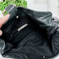 Donald J. Pliner Black Leather Satchel Shoulder Purse