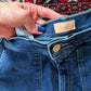 Mother The Quarter Breaker Flood Denim Jeans in Dark Wash Howdy (32)