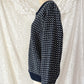 Vintage L.L.Bean Norwegian Wool Cardigan Sweater Navy Fair Isle Sweater (men's L)