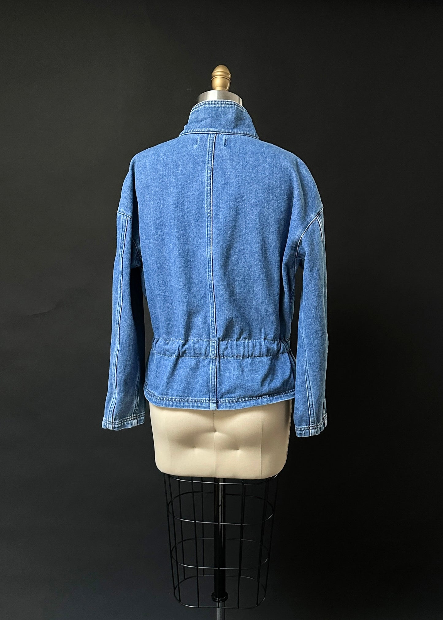 Madewell Blue Denim Jean Southlake Military Jacket