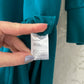 Nap Loungewear Pullover Hoodie Dress in Teal Blue (M)
