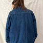 Vintage 90s In Crowd Denim Ski Jacket Southwestern Lined Oversized Coat