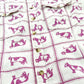 Terra Purple and White Western Cow Print Button Down Top (M)