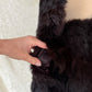 Vintage Andrew Marc Dark Brown New Zealand Opossum Fur & Leather Moto Style Vest