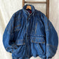 Vintage 90s In Crowd Denim Ski Jacket Southwestern Lined Oversized Coat