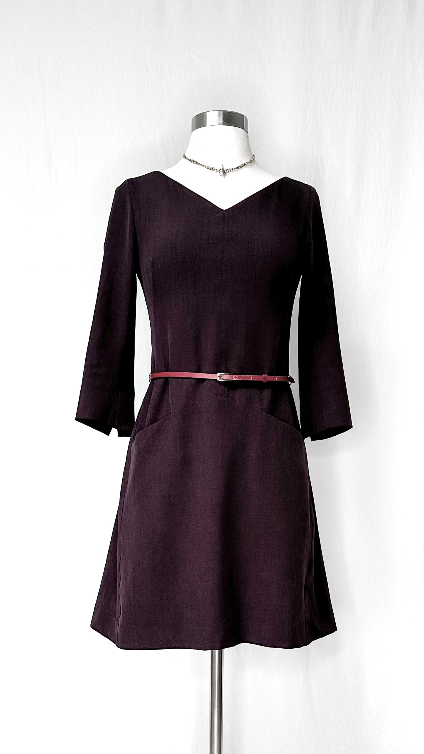 M.M. Lafleur Alexandra Dress in Aubergine (2)