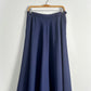 Vintage 90’s Saks Fifth Avenue Navy Wool Circle Skirt (M)