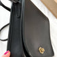 Vintage Coach Compact Pouch in Black Leather Crossbody Purse
