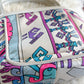 Emilio Pucci by Jana 1960s RARE Abstract Silk and Leather Top Handle Purse