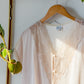 Vintage 90s Soft Moments Light Pink Lace Nighty Lingerie Sleepwear (XL)