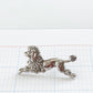 Vintage Beau Sterling Silver Standard Poodle Dog Brooch  Mid-Century Animal Pin