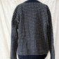 Vintage L.L.Bean Norwegian Wool Cardigan Sweater Navy Fair Isle Sweater (men's L)