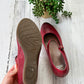 NEW Dansko Red Leather Loralie Mary Jane Wedge Shoes (41 or 10)