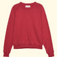 The GREAT College Crewneck Distressed Terry Cotton Sweatshirt (3 or L)