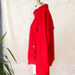 Vintage 90s Polo Ralph Lauren Red Wool Harrington Bomber Jacket