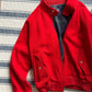 Vintage 90s Polo Ralph Lauren Red Wool Harrington Bomber Jacket