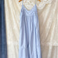 Jenni Kayne Cove Cotton Light Blue Maxi Dress (XXL)
