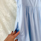 Jenni Kayne Cove Cotton Light Blue Maxi Dress (XXL)