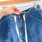 Vintage 00s GAP Denim Drawstring Shorts (10 or M)