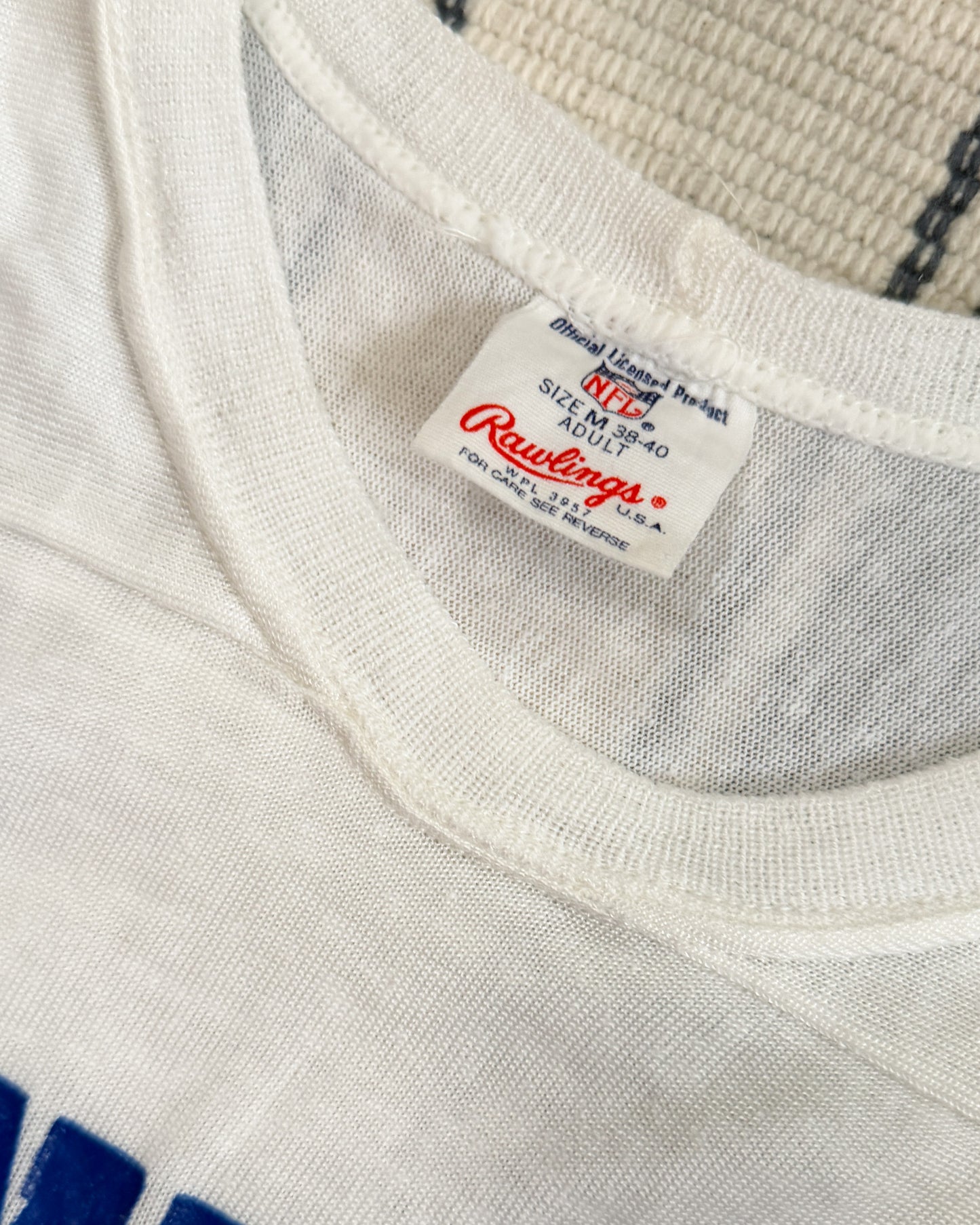 Vintage 80s Dallas Cowboys NFL Rawlings Football Jersey Shirt #11 (M)
