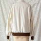 Vintage 70s London Fog Cream O Ring Zip Jacket Deadstock (40 or M)