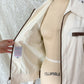 Vintage 70s London Fog Cream O Ring Zip Jacket Deadstock (40 or M)
