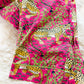 Printfresh Pink Bagheera Long Sleeve & Pants Organic Cotton Pajama Set (S)