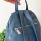 Rebecca Minkoff Julian Backpack in Blue Pebbled Leather