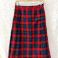 Vintage 80s Pendleton Manson Tartan Plaid Wrap Pleat Kilt Skirt
