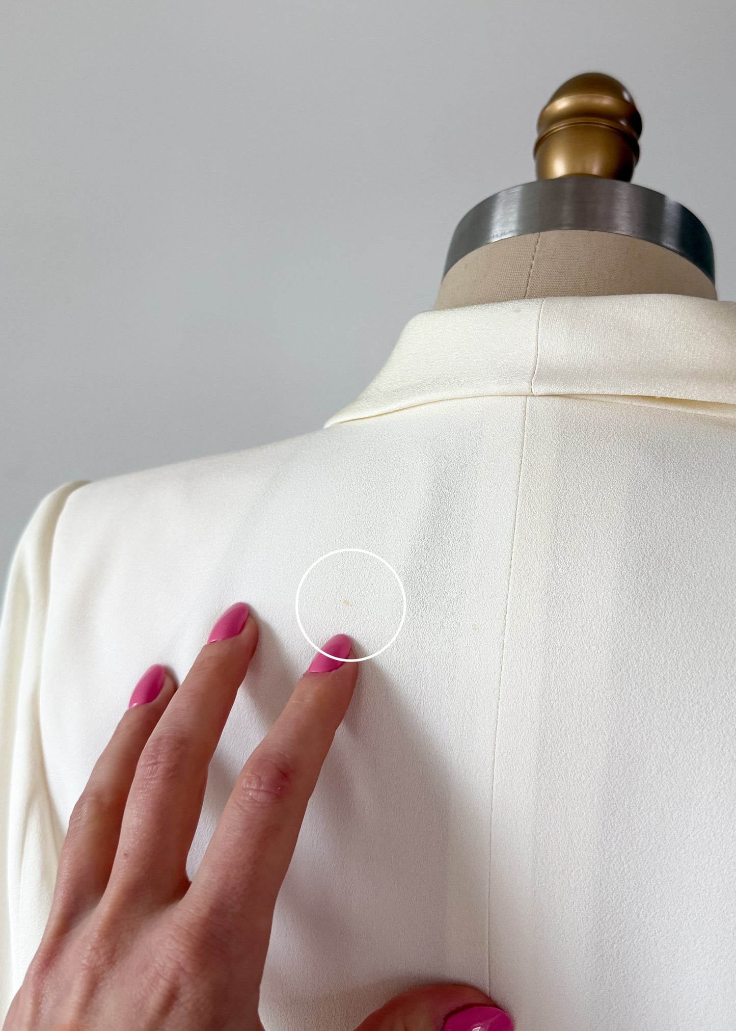 Yves Saint Laurent Ivory Tuxedo Blazer Jacket Runway 2011