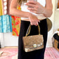 Vintage Calf Pony Hair Top Handle Brown Leather Handbag | Mid-Century Made in Mexico Purse