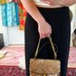 Vintage Calf Pony Hair Top Handle Brown Leather Handbag | Mid-Century Made in Mexico Purse