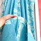 Vintage 70s Liberty House Hawaii Blue Tropical Floral Muumuu Maxi Dress l Hostess Gown (S/M)