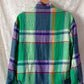 Polo Ralph Lauren Green Madras Plaid Linen Harrington Jacket (M)