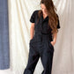 Big Bud Press Black Short Sleeve Jumpsuit (M)