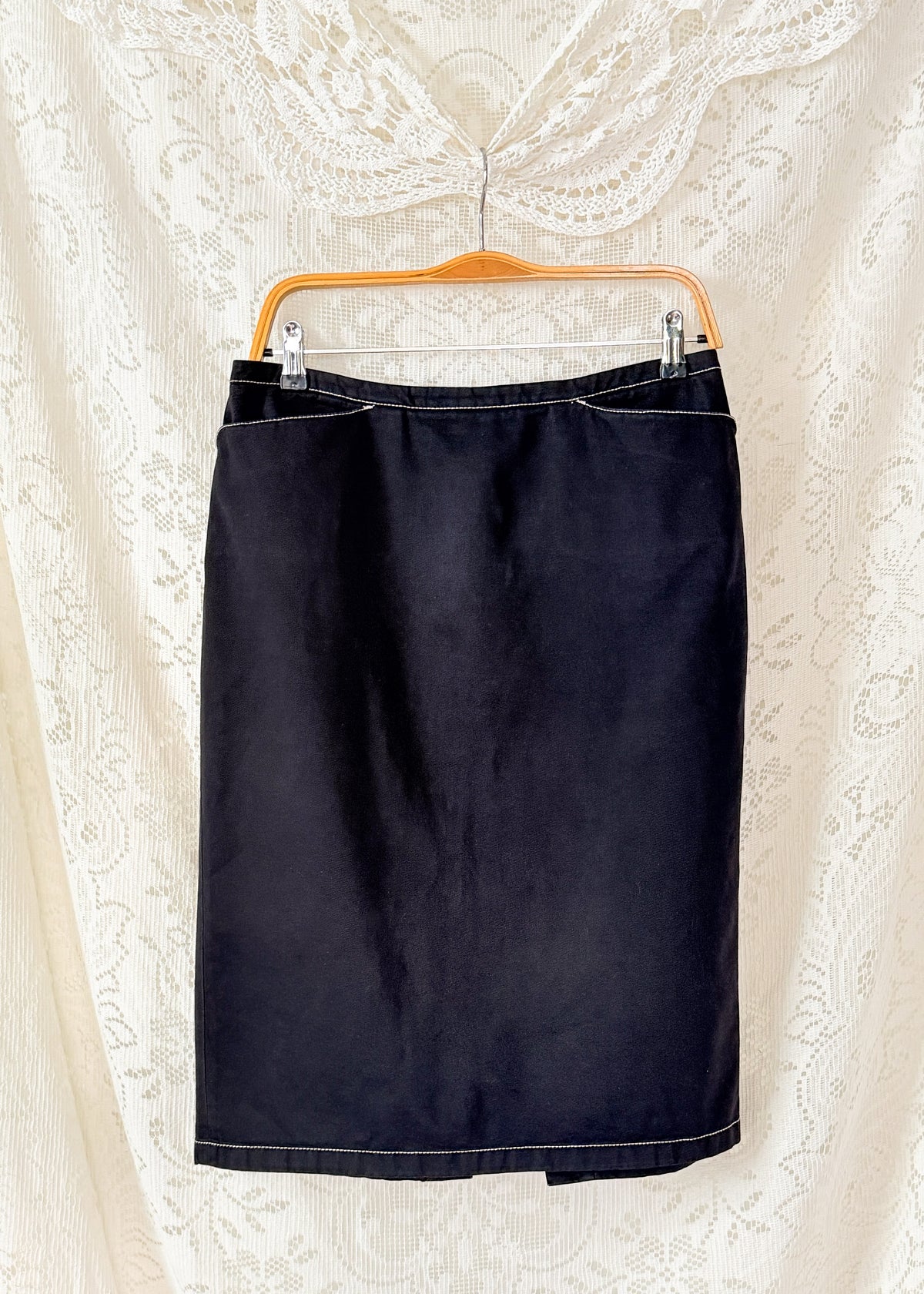 Prada Sport Linea Rossa Plum Brown Midi Pencil Skirt Made in Italy (IT 44 or US 10)