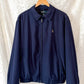 Vintage 90s Polo Ralph Lauren Classic Navy Harrington Jacket Windowpane Lining (L)
