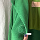 Vintage 60s Higbee's Cleveland Kelly Green Bouclé Cape Coat