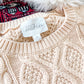 Anthropologie x Mare Mare Cream Long Sleeve Sweater Dress (M)