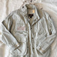 Vintage 90s NEW Eddie Bauer Fishing  Utility Pockets Vest Field Jacket in Birch Khaki