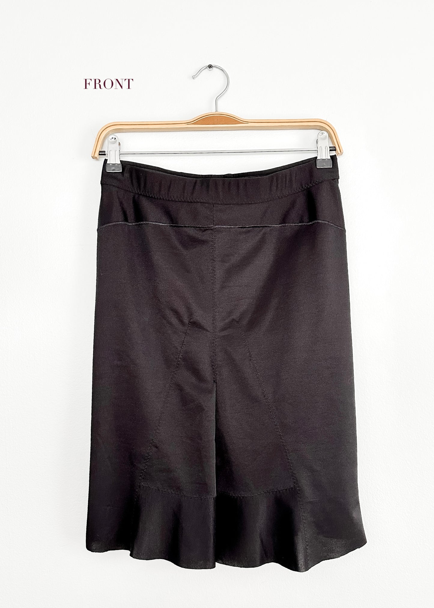 Vintage Fall 2003 Junya Watanabe Comme des Garçons Black Pencil Skirt (S)