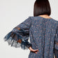 See by Chloe Navy Floral Lace Sleeve Dress (FR 36 or US 4)