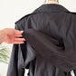 Vintage 80s Forecaster Classic Black Trench Coat with Wool Zip Lining (M)