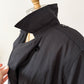 Vintage 80s Forecaster Classic Black Trench Coat with Wool Zip Lining (M)