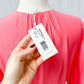 NEW Ramy Brook Reed Long Sleeve Wrap Dress in Petal Coral Pink (XS)