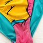 Vintage 90s Disney Mickey Mouse Blue Pink Exercise Leotard One Piece (M)